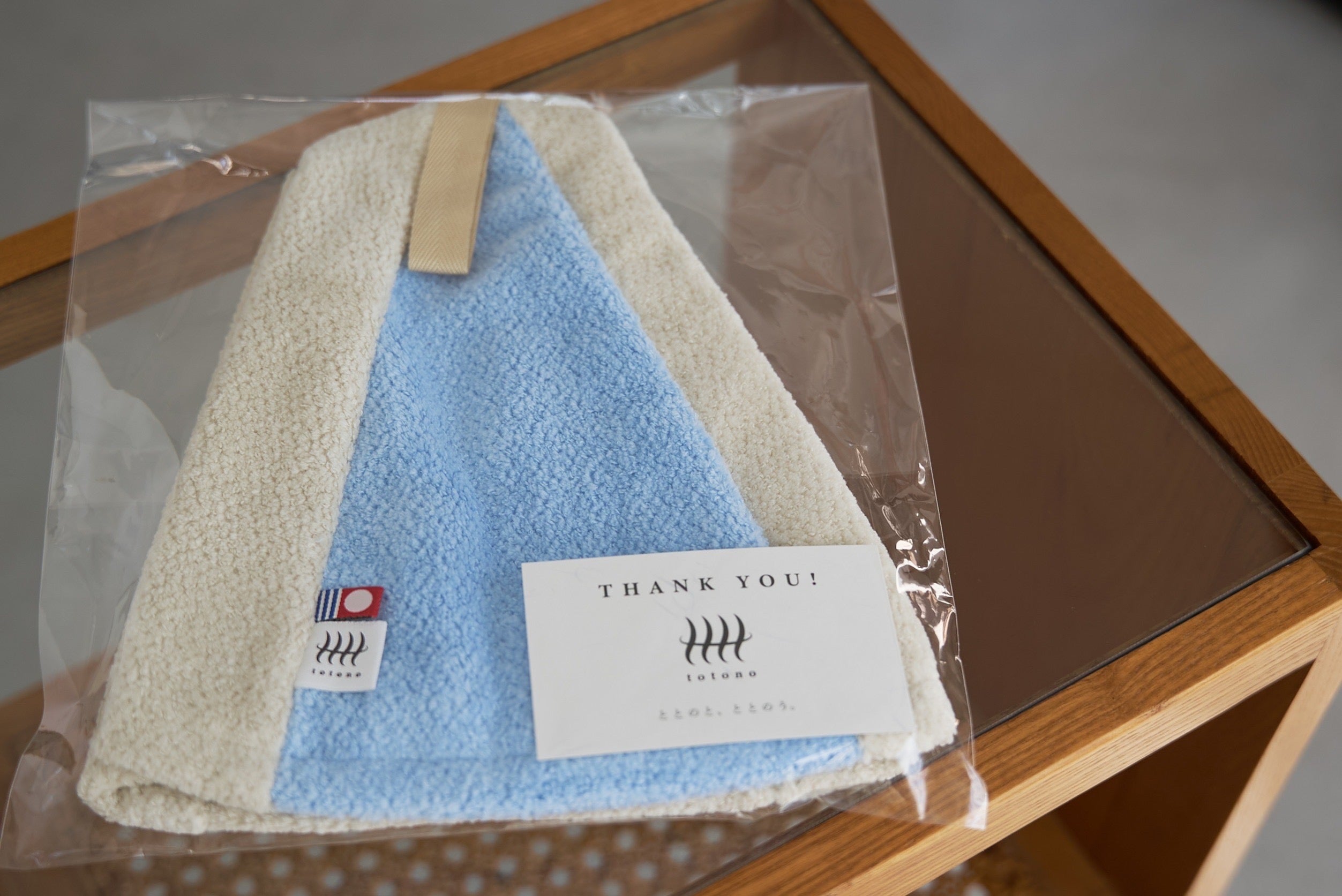 サウナハット ホワイト&ブルー【厳選今治タオル】